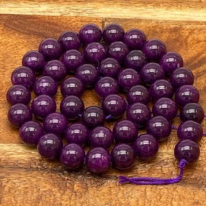 Sugilite: Genuine Natural Stone/Gemstone Beads for Jewelry/Craft Making, Round; 4mm, 6mm, 8mm, 10mm