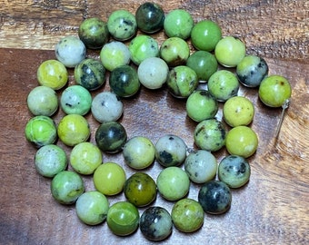 Australian Jade/Chrysoprase: Inspiring Natural Gemstone/Natural Stone Beads for Jewelry/Craft Making, Round; 4mm, 6mm, 8mm, 10mm