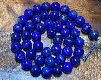 Vlekkeloze 100% natuurlijke 5A lapis lazuli edelsteenkralen voor sieraden/ambachten, rond: 4 mm-10 mm