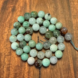 5A Australian Jade/Chrysoprase: Superior Natural Stone/Gemstone Beads for Jewelry/Craft Making, Round; 6mm, 8mm, 10mm
