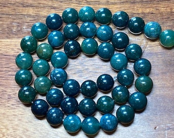 Moss Agate: Superior Quality Natural Gemstone/Natural Stone Beads for Jewelry/Craft Making, Round; 4mm, 6mm, 8mm, 10mm