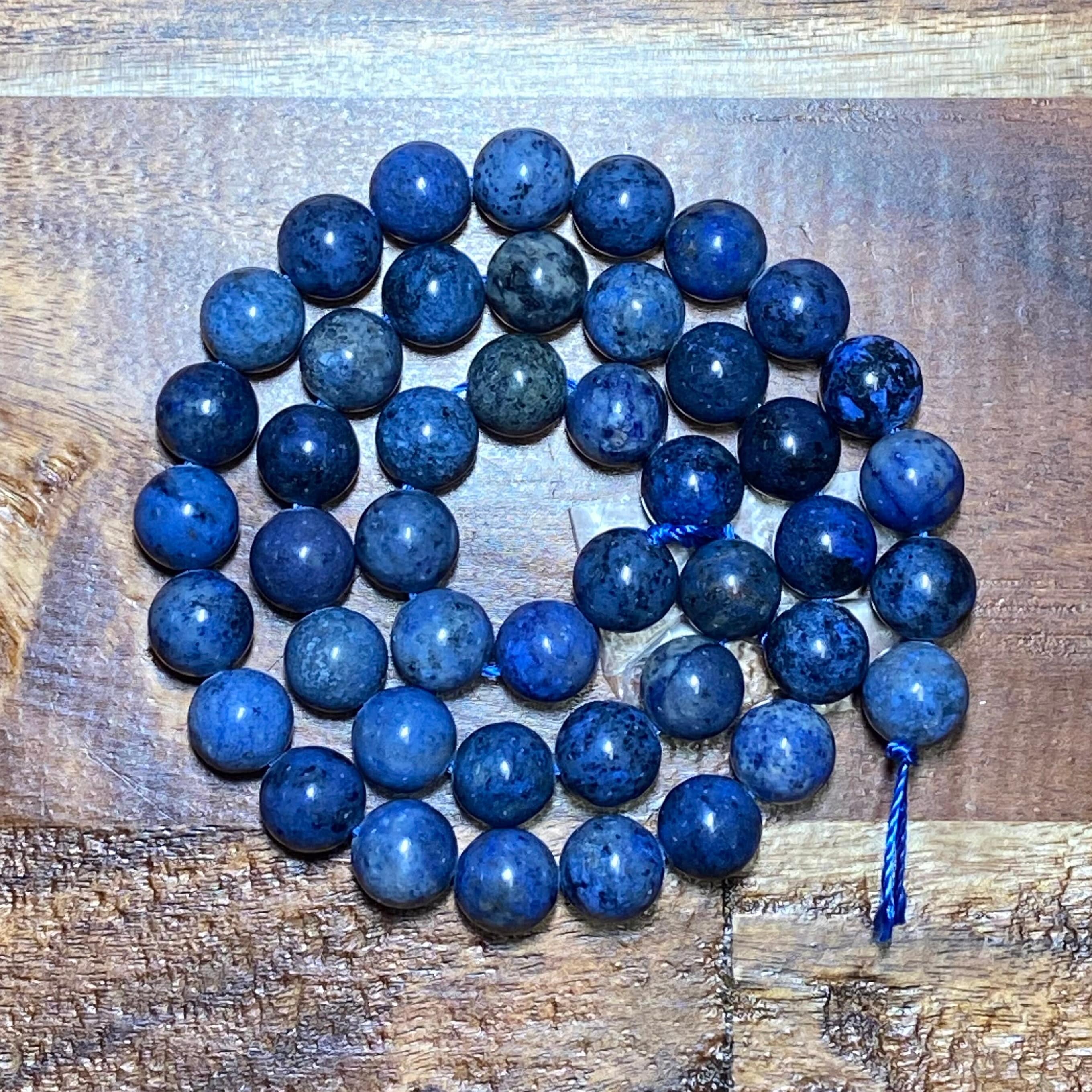 Opmerkelijke natuurlijke 4A Russische dumortieriet edelsteenkralen voor sieraden/ambachten, rond: 4 mm, 6 mm, 8 mm, 10 mm