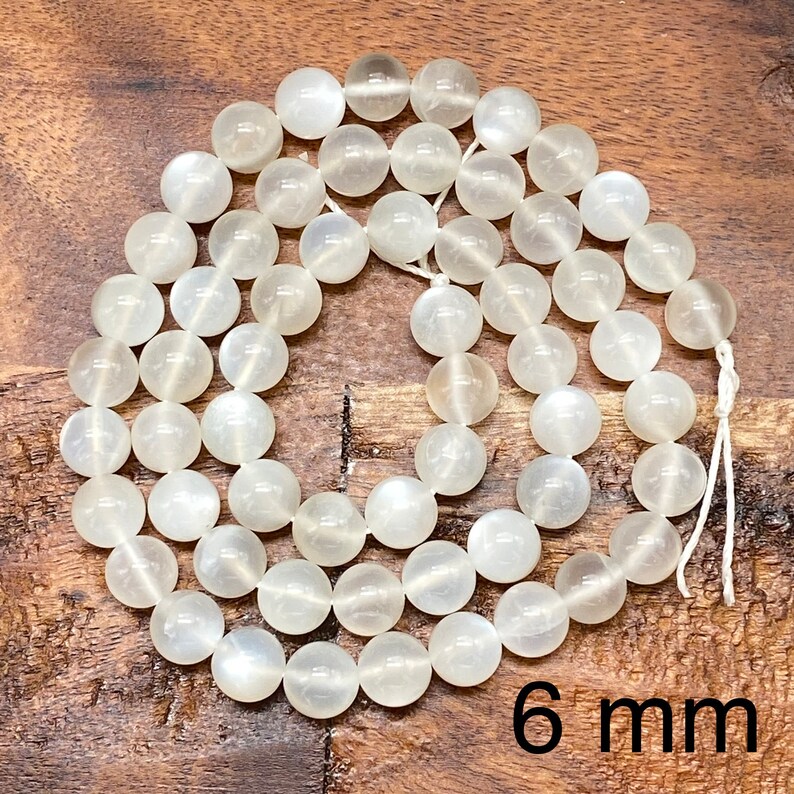 Impressive Natural 5A White Moonstone Gemstone Beads for Etsy