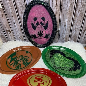 Oval Rolling Tray