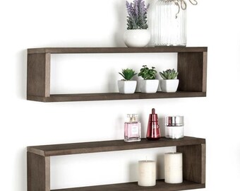 Dark Brown Shelf Etsy