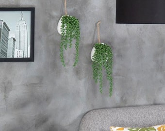 Fake Plant Wall Etsy