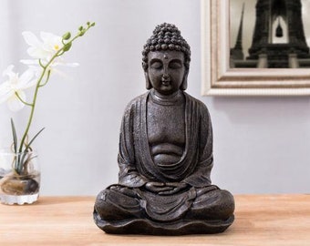 Resin Buddha Statue Etsy