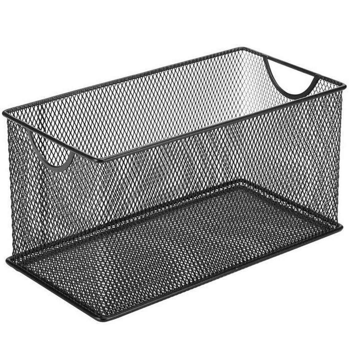 Black Mesh CD Storage Box Organizer Set of 3 Etsy
