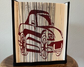 S2000 Sports Car Inverted Cut and Fold Book Pattern