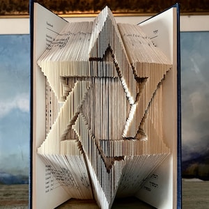 Star of David Book Folding Pattern