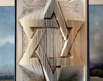 Star of David Book Folding Pattern