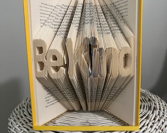 Be Kind Book Folding Pattern