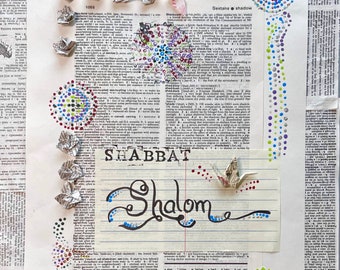 Shabbat Shalom Printable Artwork