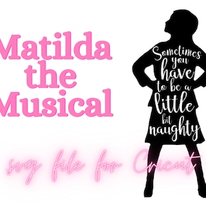 Matilda Quote SVG-snijbestand voor Cricut