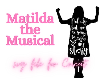 Matilda Zitat SVG-Schnittdatei für Cricut