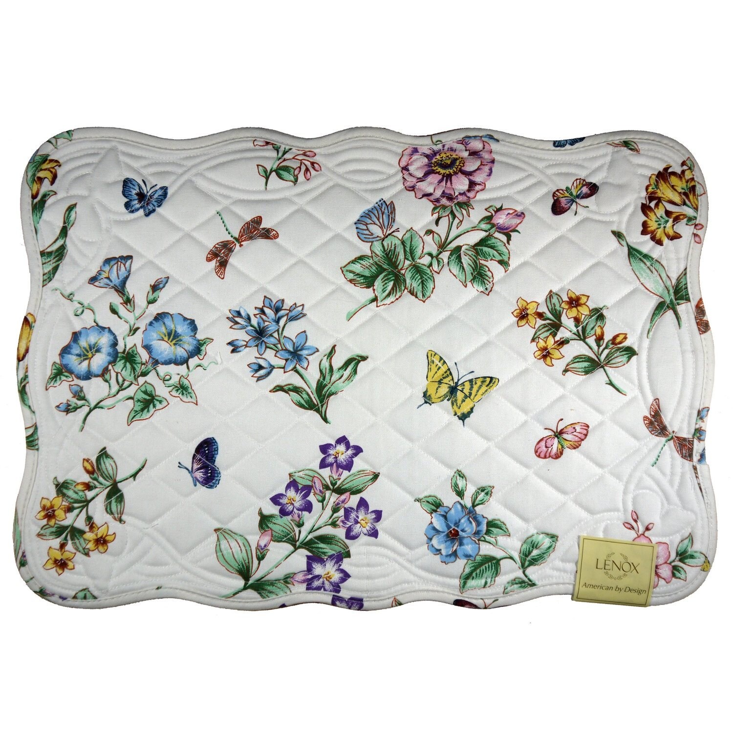 Lenox Butterfly Meadow Quilted Placemat Set of 4 Etsy UK