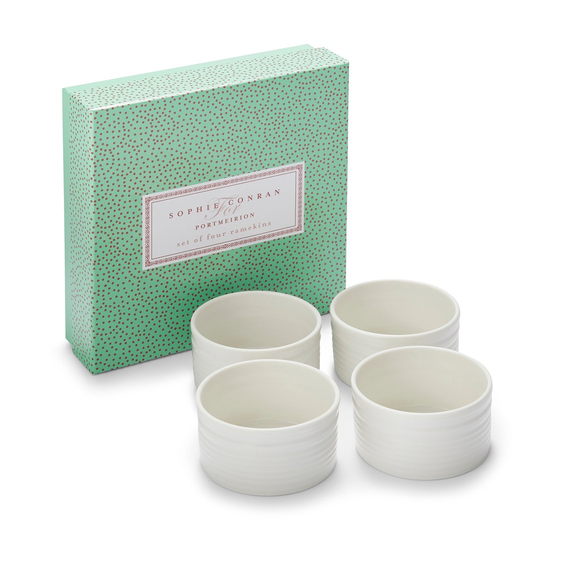 Portmeirion Sophie Conran White Set of 4 Ramekins New in Etsy UK