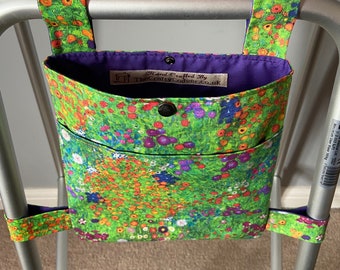 WALKING FRAME BAG - Flowers