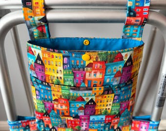 WALKING FRAME BAG - Vibrant Houses