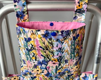 WALKING FRAME BAG - Flower Garden