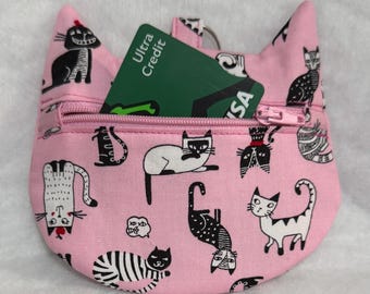 Cat Purse - Pink