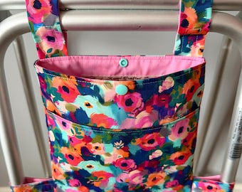 WALKING FRAME BAG - Impressionist Blooms