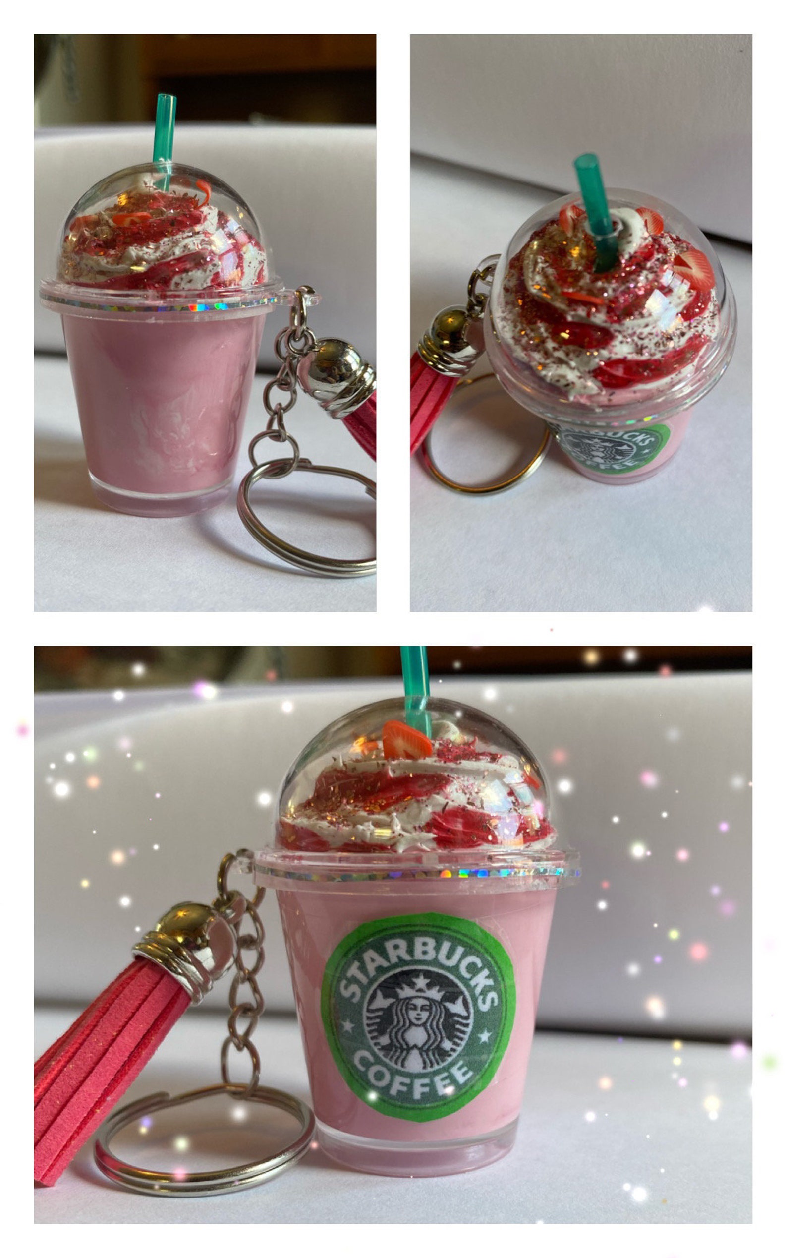 Starbucks Keychain Starbucks tumbler Mother's day Etsy