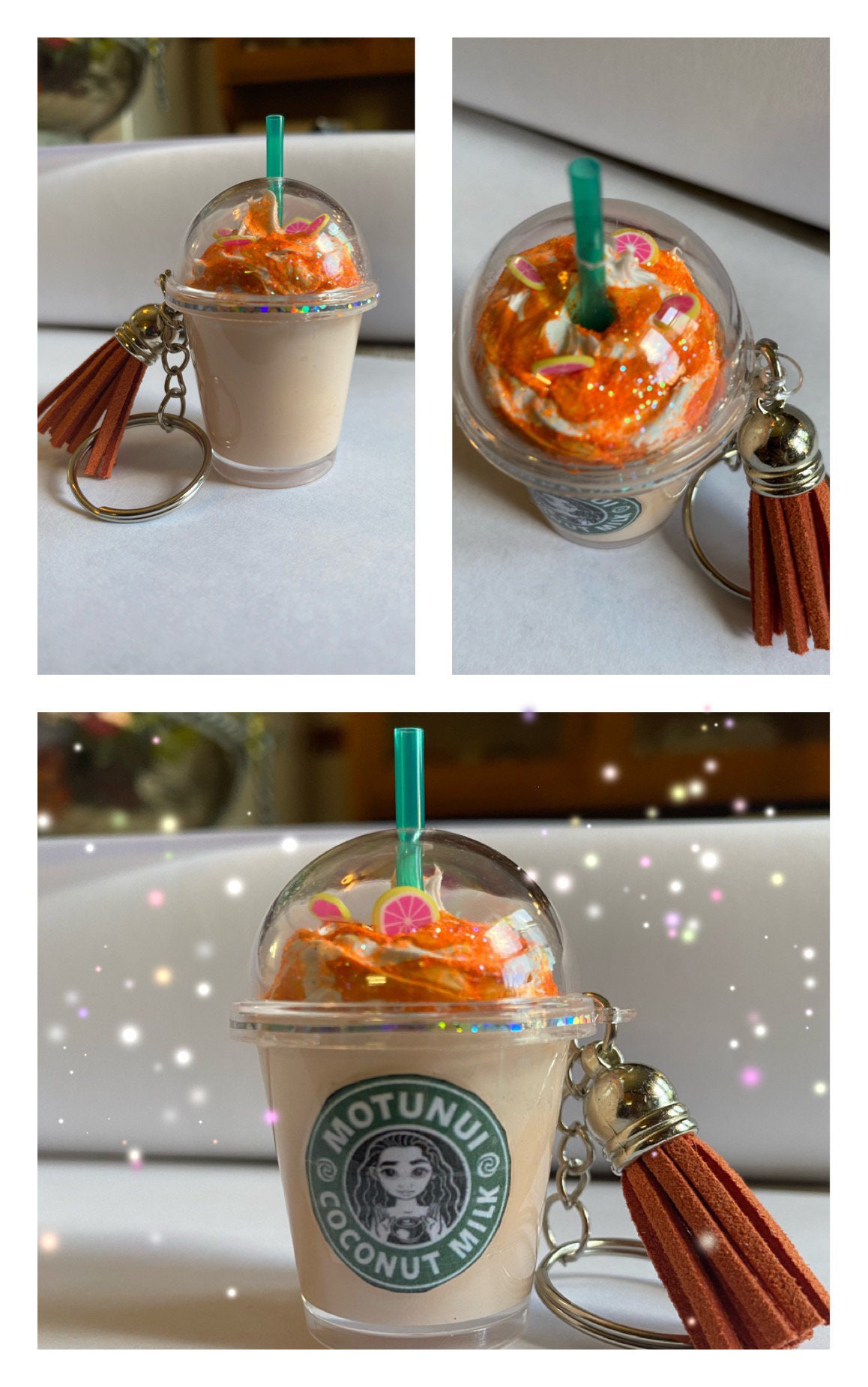 Starbucks Keychain Starbucks tumbler Mother's day Etsy