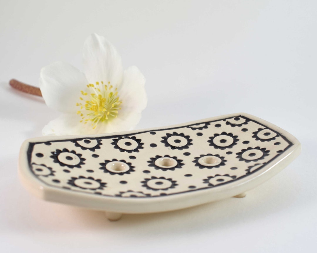 Ceramic Soap Dish Ceramics Soap Holder Draining Ceramic Soap Etsy