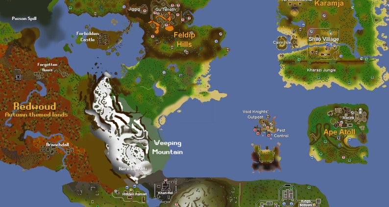 runescape original map runescape original map