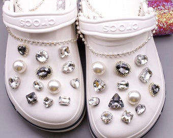 rhinestone croc charms