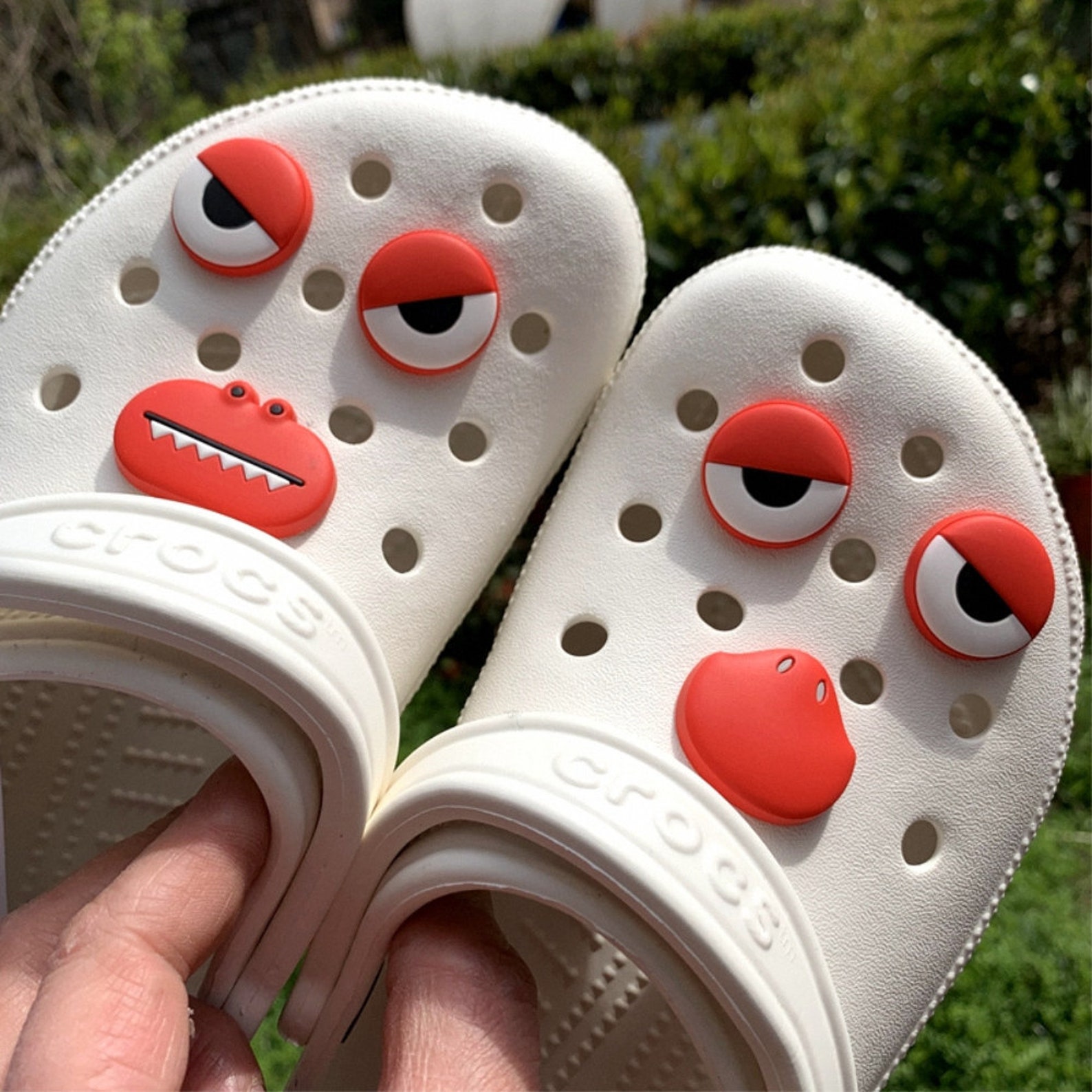 Croc charm set shoe charms for kids cute cartoon croc charms Etsy