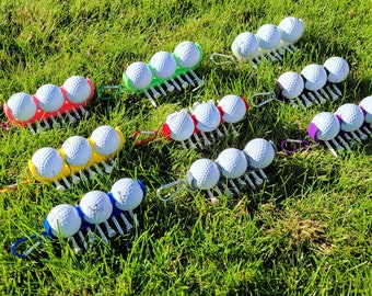 Golf Tee Ball Holder | Bag Clip