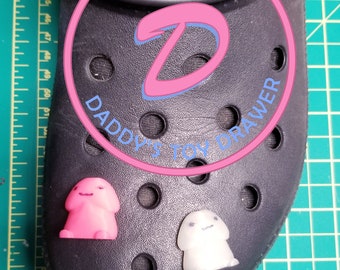 5 Pack Lil Buddy Clog Charm Flat Buddy  | Gift Gifts for him Dad Brother Son Christmas Stocking Stuffer