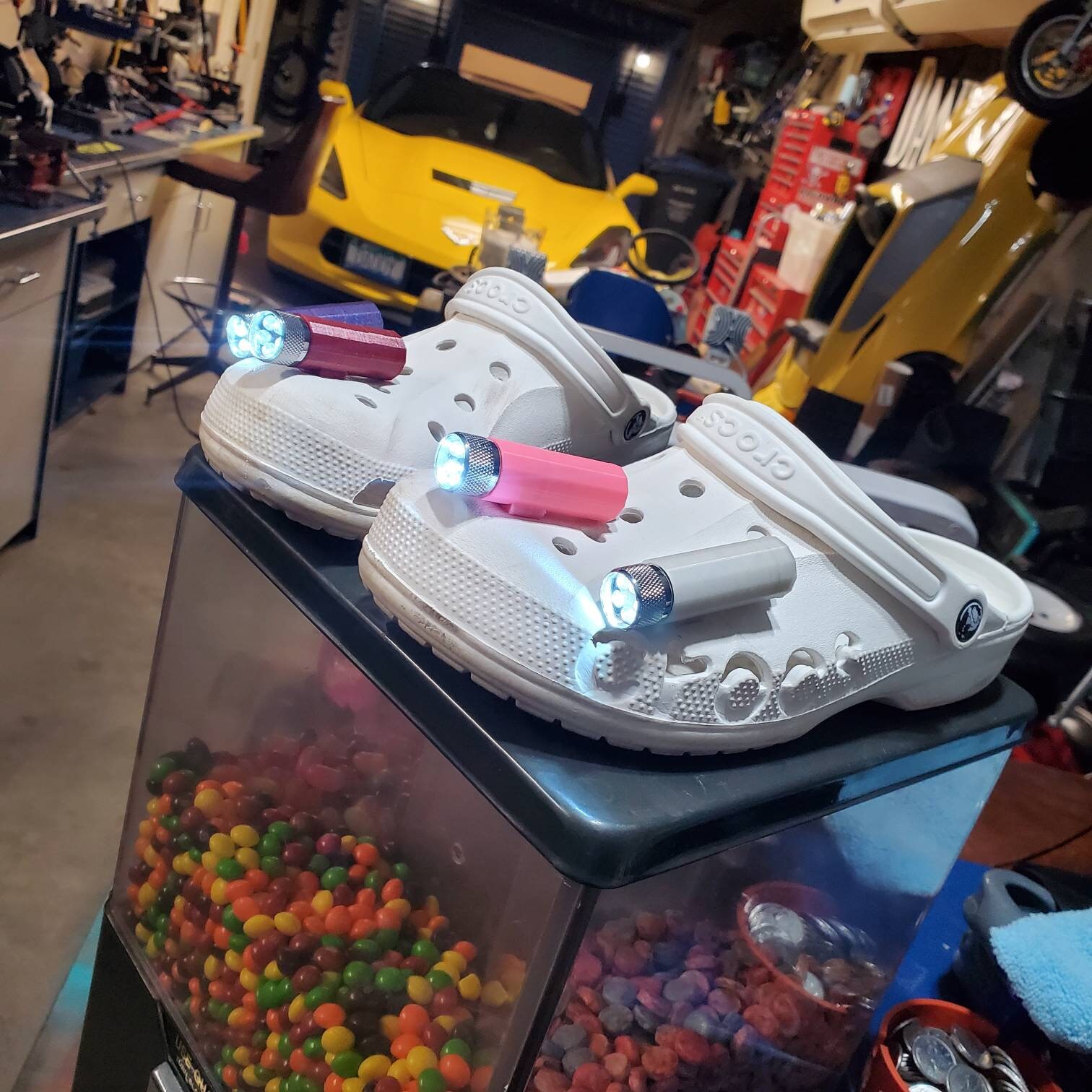 Croc Lights Flash Light Torch set of 2 pair Multiple Etsy