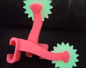 Clog Spurs | Pink & Glow-in-the-Dark Novelty