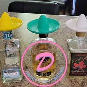 Salt / Sugar Rim Bottle Sombrero | Gift Gifts for him Dad Brother Son Bar Backyard