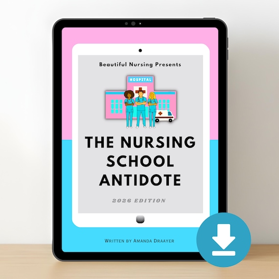 The Nursing School Antidote | E-book Digital Download | - Etsy