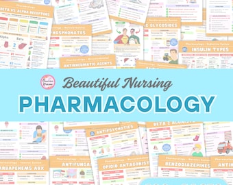 Pharmacology Bundle | 100+ Pages