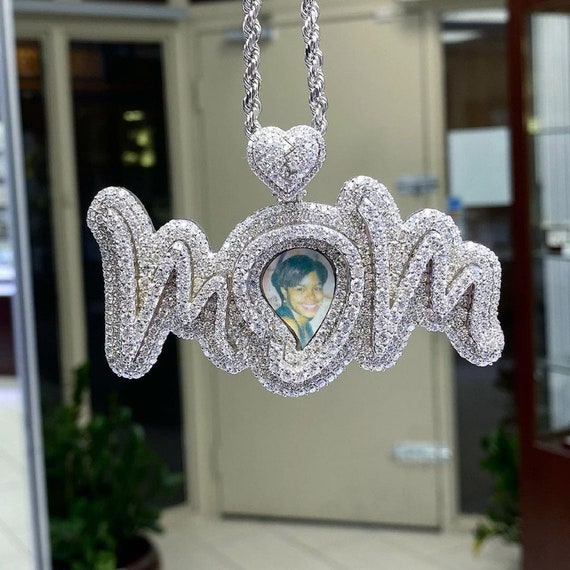 VVS Moissanite Diamond Pendant Custom 
