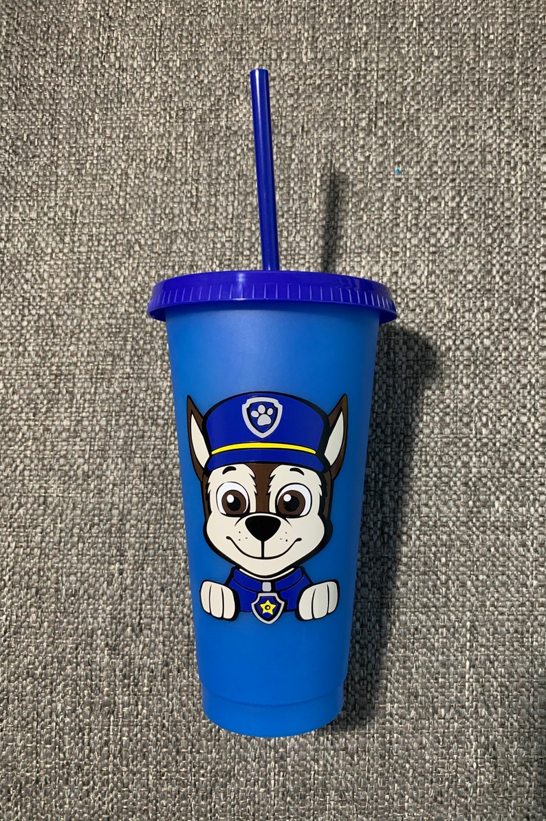 Tumbler Chase Kids-Paw Patrol Color Changing Cup | Etsy