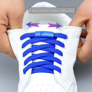 Laces Lock Bracks Shoelace clips, pair White / White Keep Your