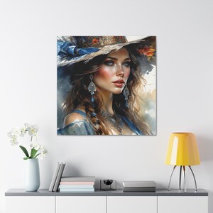 Captivating Painting: A Charming Girl&#39;s Portrait to Add Radiance to Any Room