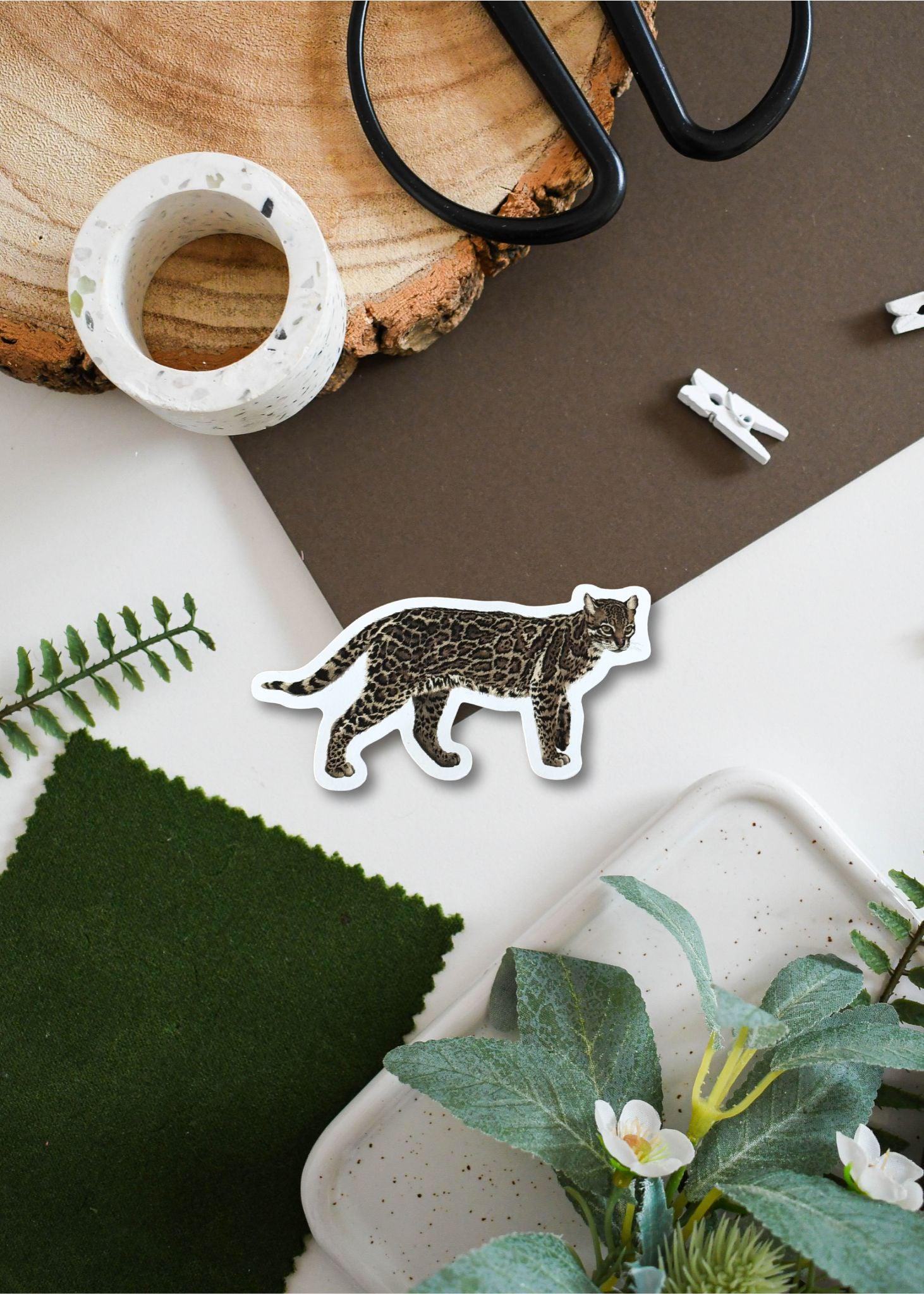 Ocelot Vinyl Sticker - Etsy