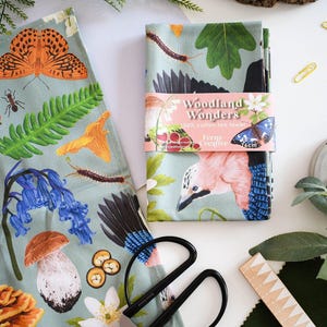Woodland Wildlife Tea Towel