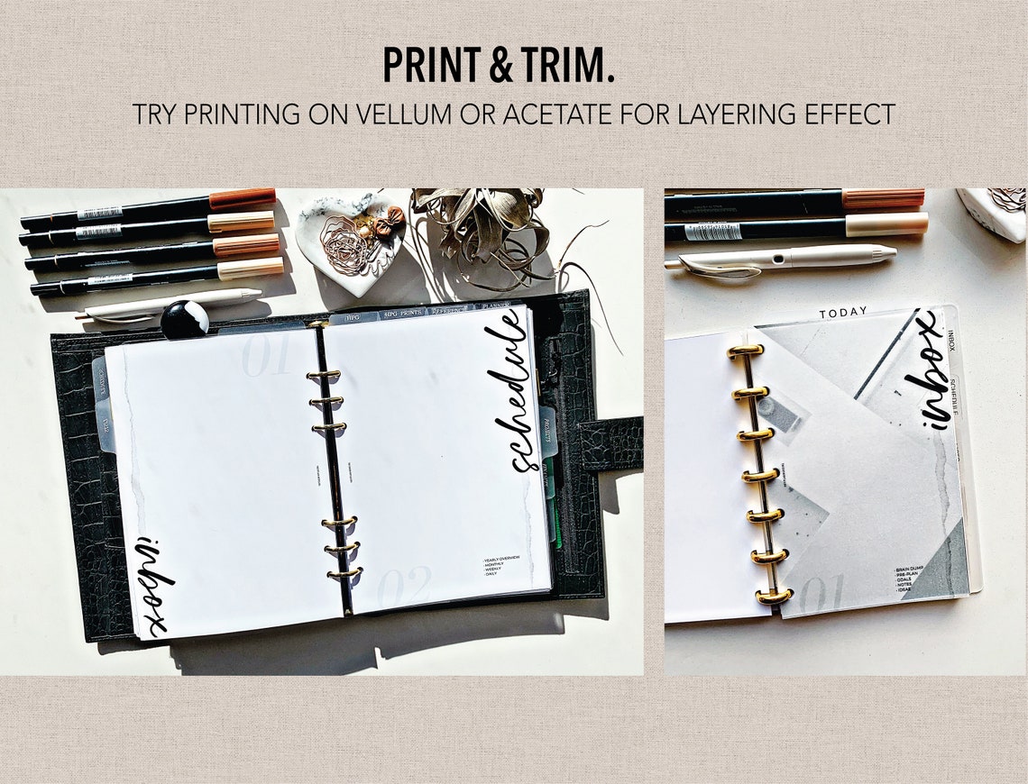 A5 FILLABLE script Section Covers Fillable & Printable | Etsy