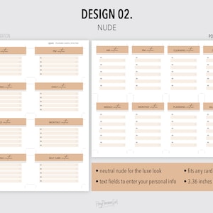 ROUTINE *FILLABLE* Planner Cards Bundle | Routine Cards | Task Cards | Fillable & Printable | 5 Designs | Fits All Card Slots image 4