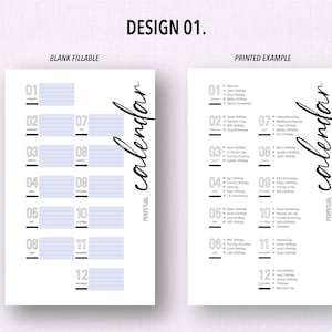 FRANKLIN COVEY Compact *FILLABLE* Perpetual Calendar Bundle | Fillable ...