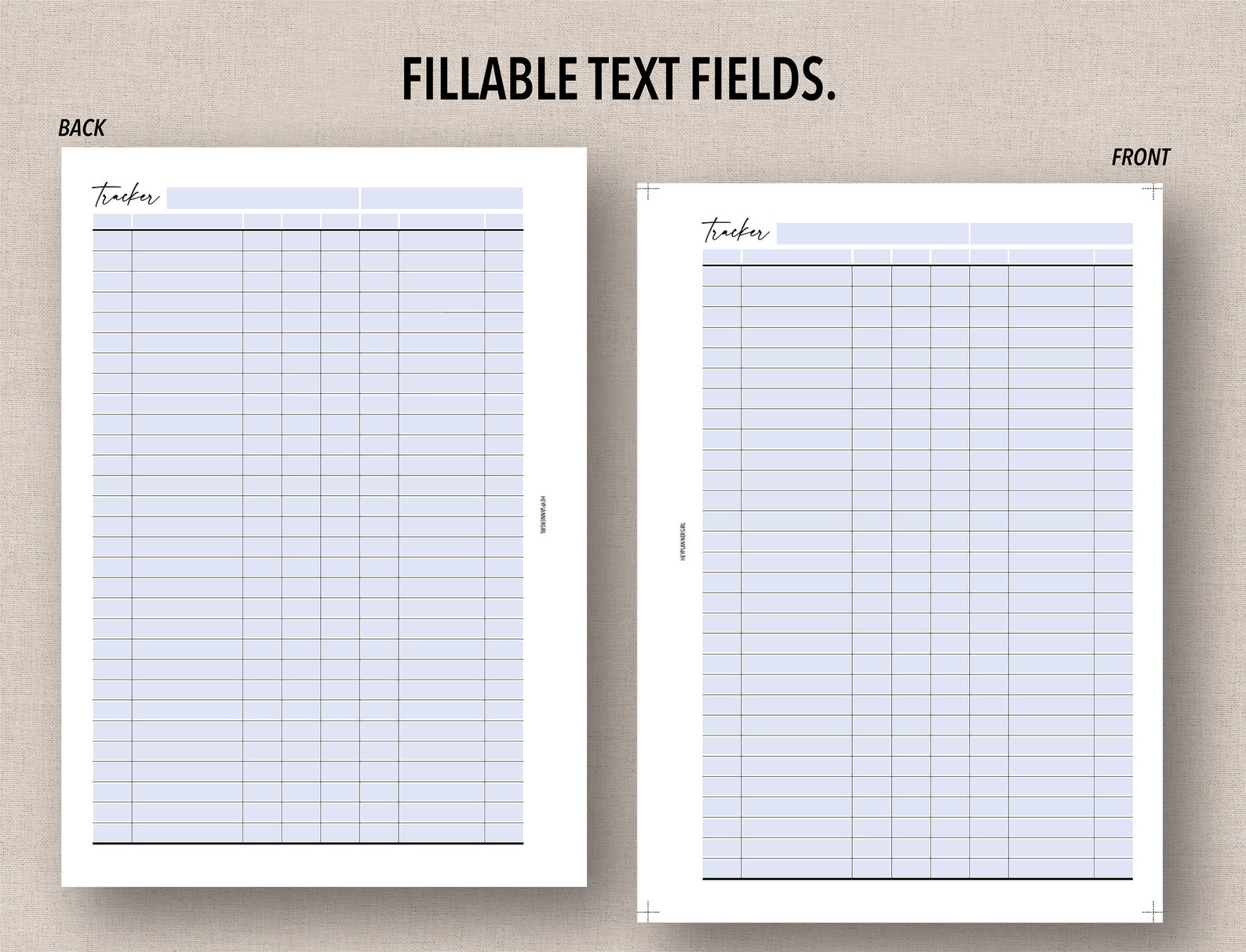 Fillable Ranking List A5 *FILLABLE* Versatile CATEGORIZED LIST Tracker | Fillable & Printable ...