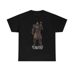 M&#39;Baku Wakanda Forever Black Panther T-shirt